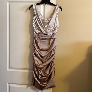 Le Chateau size small 2 tone dress